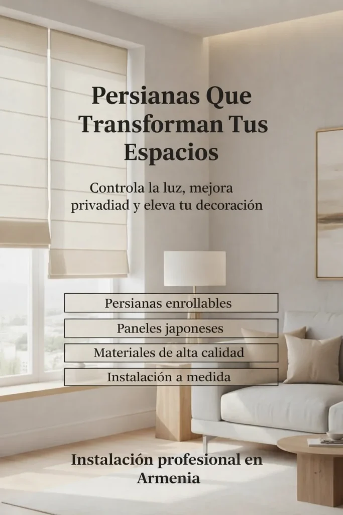 Persianas enrollables